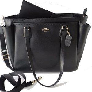 Coach Crossgrain Leather Diaper Bag